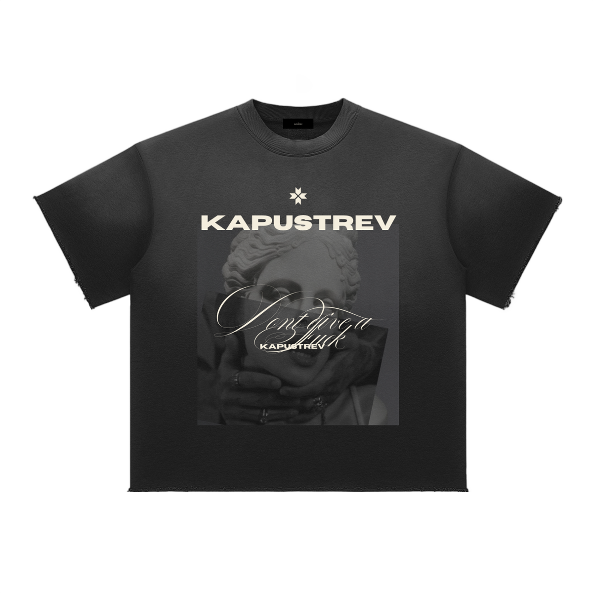 Sun Fade Raw Edge T-Shirt